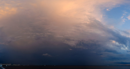 clouds and sun rays