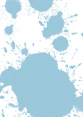 Obraz premium 水しぶきのイメージ 青