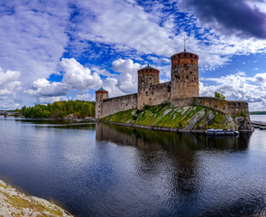 old castle on the lake