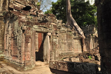 Naklejka premium Cambodia Angkor Wat Journey