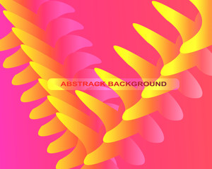 abstrack rainbow background with bouncing style