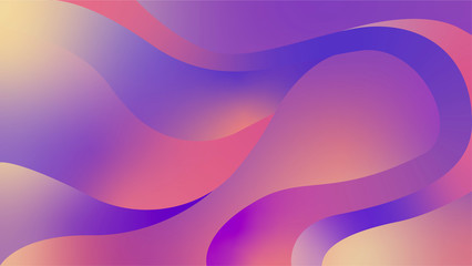 Geometric gradient colorful background. Futuristic trendy background.