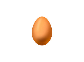 egg isolated on white