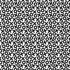 Trendy Geometric Design Seamless Pattern - Fun geometric repeating pattern design