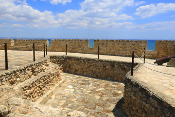 old wall in Larnaka Castle