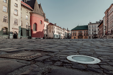 Small Square in Krakow
 - obrazy, fototapety, plakaty