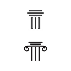 Column Logo Template vector symbol