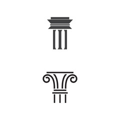 Column Logo Template vector symbol