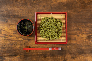 うちたて新そば Newly made raw soba Japanese foods