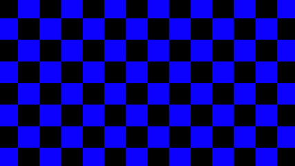 Blue & black color checker board abstract background,chessboard