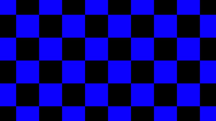 Blue & black color checker board abstract background,chessboard