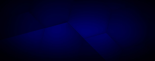 Obraz premium Dark blue abstract background for wide banner
