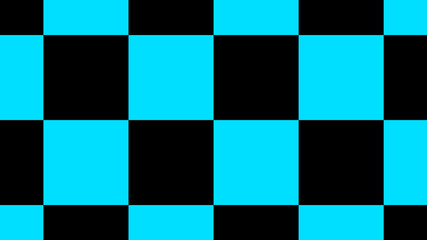 Cyan & black color abstract background,New chessboard abstract background
