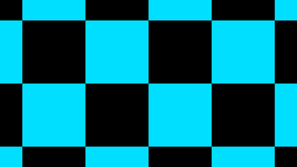 Cyan & black color abstract background,New chessboard abstract background