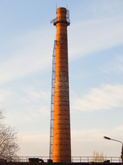 old factory pipe