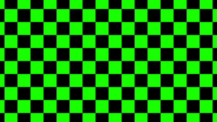 Green & black checker board abstract background,New chess board