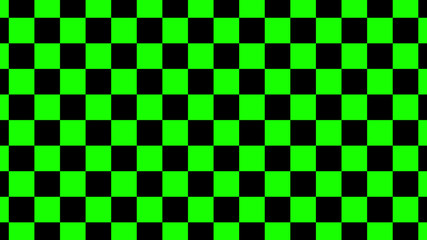 Green & black checker board abstract background,New chess board