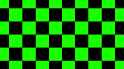 New green & black color checker board abstract background,chessboard abstract