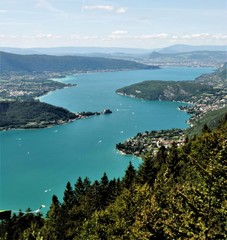 Naklejka na ściany i meble Haute-Savoie, Lac d'Annecy 