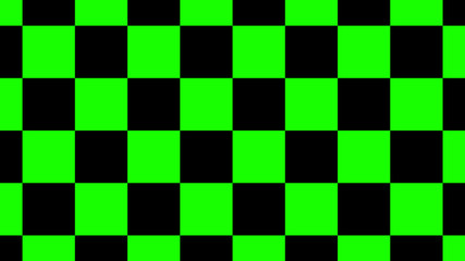 New green & black color checker board abstract background,chessboard abstract