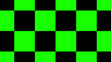 New green & black color checker board abstract background,chessboard abstract