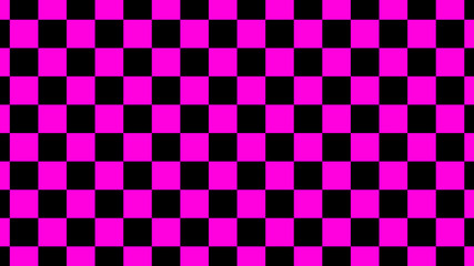 Amazing pink & black checker board abstract background,chess board
