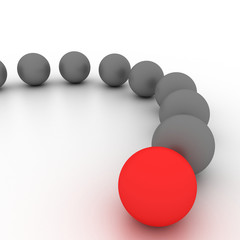 Challenge and competition concepts, original 3d rendering