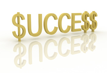 Abstract currency illustration, original 3d rendering