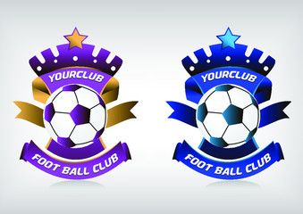 Obraz premium Football Club Logo Vector EPS10