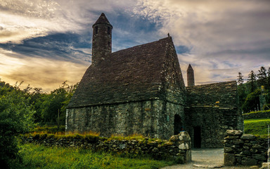 old church in the countryside