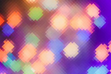 Digital pixel- art decoration. Color abstract background