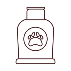 shampoo for pets , line style icon