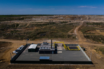 electricity from waste gas, eco energy from recycled materials 