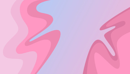 Pink curved flowing shapes background.