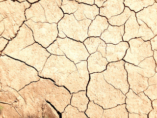 The ground has cracks in the top view for the background