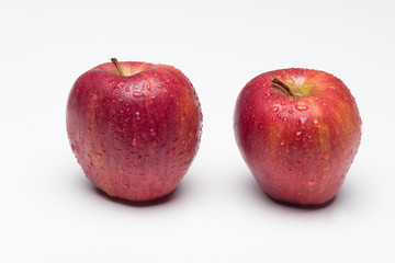 The apple, sweet and healthy, full of vitamins