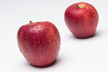 The apple, sweet and healthy, full of vitamins