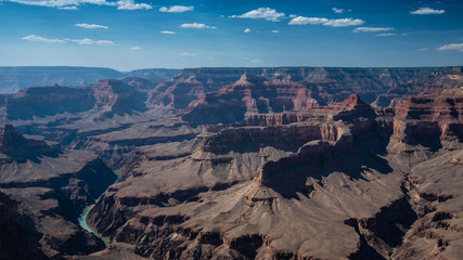 Fototapeta na wymiar Grand Canyon the south rim viewed from Yaki Point