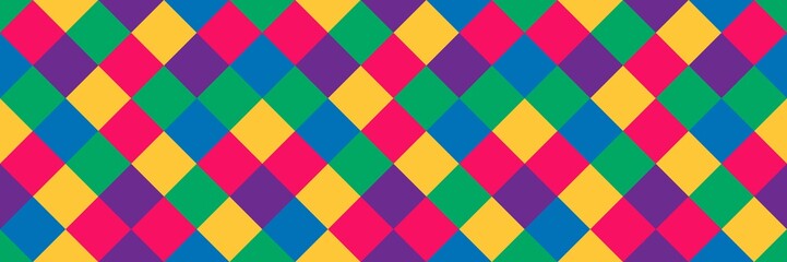 Geometric colorful vector pattern