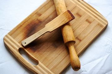 Photo of kitchen utensils.The design of the kitchen.