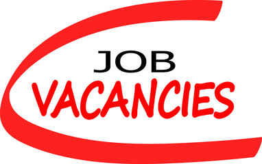 Simple vector of words 'job vacancies'
