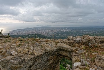 Albanien - Vlora - Panorama vom Kanina Castle aus