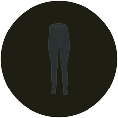 rockera leather leggings. illustration for web and mobile design.