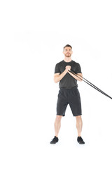 Band Resisted Anti Lateral Flexion Gym Exercise Image 1
