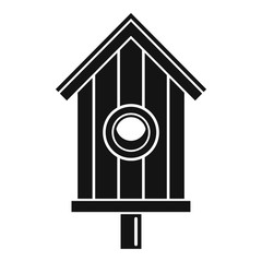 New bird house icon. Simple illustration of new bird house vector icon for web design isolated on white background