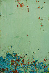 Scratched old concrete wall. Texture and background