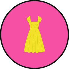 woman dress for woman.Illustration for web and mobile design.