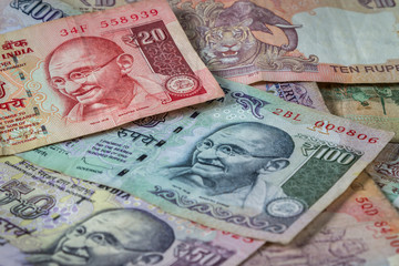 background of Indian banknotes