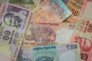 background of Indian banknotes