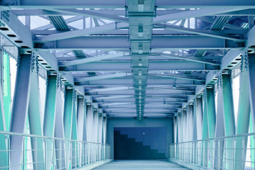 Empty road crossing due to the coronavirus. 2020. the concept of self-isolation.